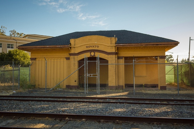 Novato's old station. Image by Jeff on Flickr.